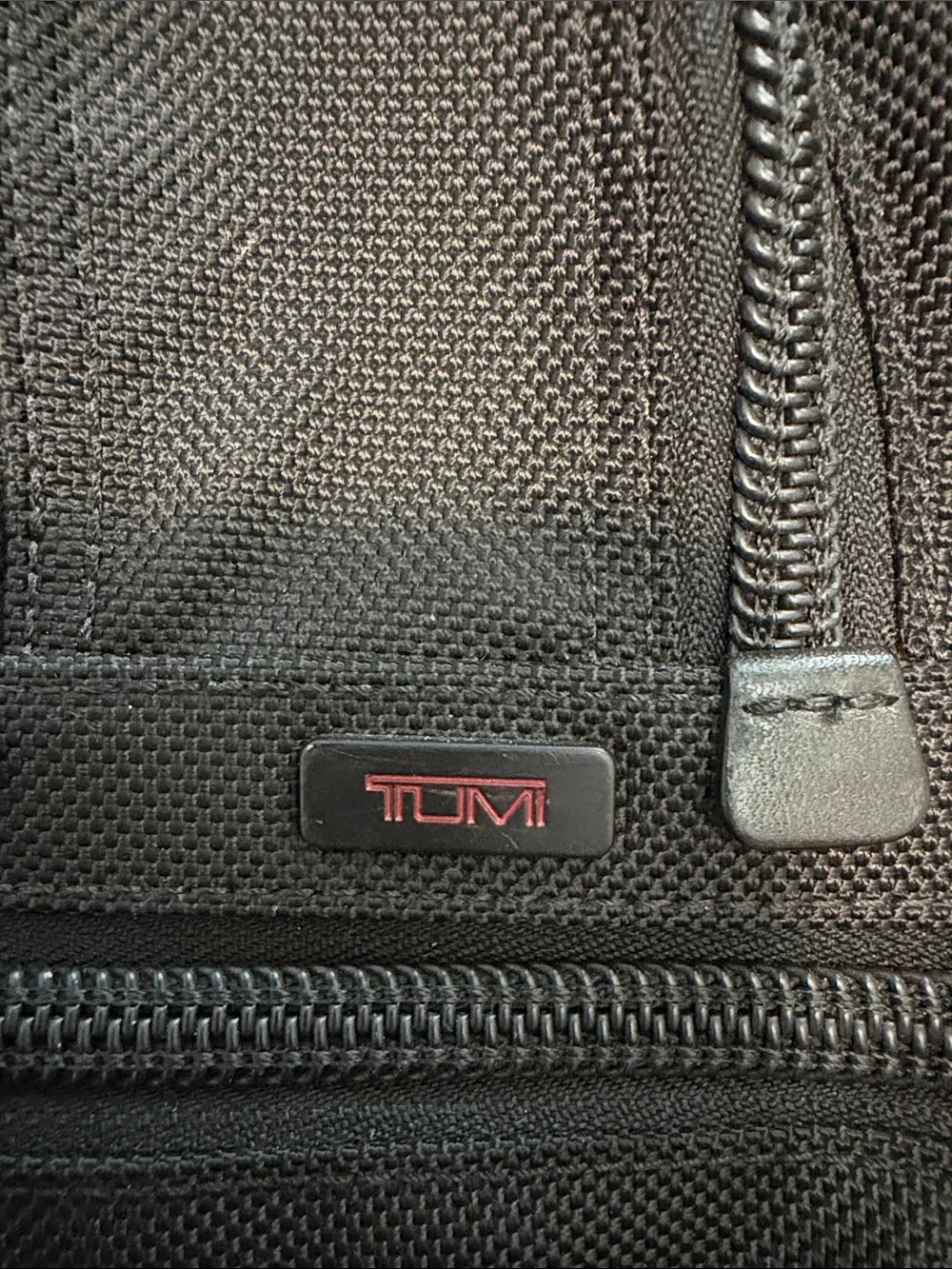 Tumi Black Nylon Briefcase with Top Handles